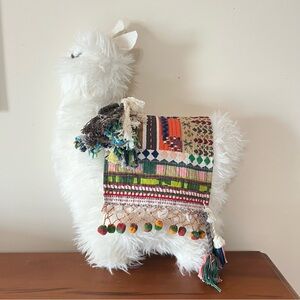 Urban Outfitters Furry Llama Pillow